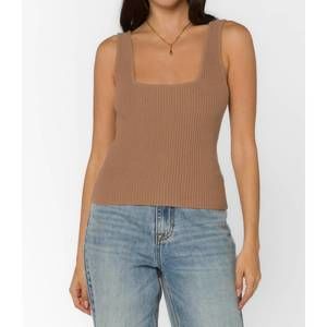 NEW VELVET HEART pamela tank in praline